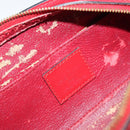 LOUIS VUITTON Epi Dauphine PM Pouch Castilian Red M48447 LV Auth 150890-9