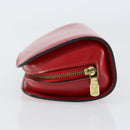 LOUIS VUITTON Epi Dauphine PM Pouch Castilian Red M48447 LV Auth 150890-4