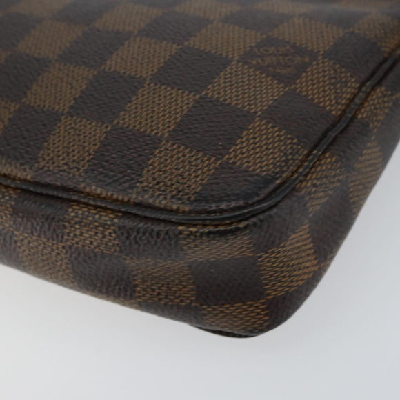 LOUIS VUITTON Damier Ebene Pochette Accessoires Pouch N41206 LV Auth 150892
