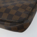 LOUIS VUITTON Damier Ebene Pochette Accessoires Pouch N41206 LV Auth 150892-16
