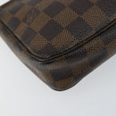 LOUIS VUITTON Damier Ebene Pochette Accessoires Pouch N41206 LV Auth 150892-17