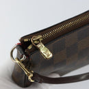LOUIS VUITTON Damier Ebene Pochette Accessoires Pouch N41206 LV Auth 150892-9