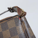 LOUIS VUITTON Damier Ebene Pochette Accessoires Pouch N41206 LV Auth 150892-10
