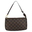 LOUIS VUITTON Damier Ebene Pochette Accessoires Pouch N41206 LV Auth 150892-13