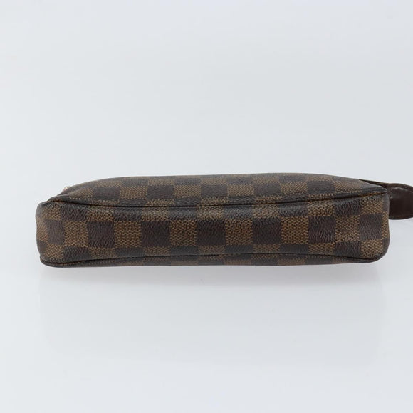 LOUIS VUITTON Damier Ebene Pochette Accessoires Pouch N41206 LV Auth 150892