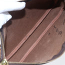 LOUIS VUITTON Graffiti Pochette Accessoires Pouch Khaki M92191 LV Auth 150893-11