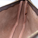 LOUIS VUITTON Graffiti Pochette Accessoires Pouch Khaki M92191 LV Auth 150893-20