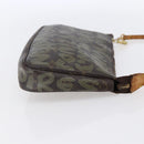 LOUIS VUITTON Graffiti Pochette Accessoires Pouch Khaki M92191 LV Auth 150893-4