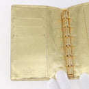 LOUIS VUITTON Miroir Agenda PM Day Planner Cover Gold R20962 LV Auth 150895-18
