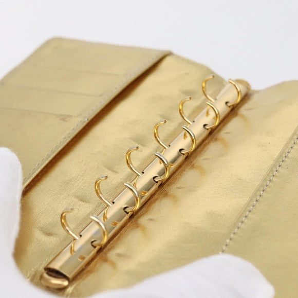 LOUIS VUITTON Miroir Agenda PM Day Planner Cover Gold R20962 LV Auth 150895