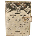 LOUIS VUITTON Miroir Agenda PM Day Planner Cover Gold R20962 LV Auth 150895-13