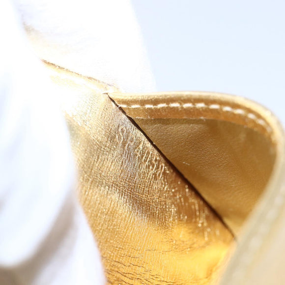 LOUIS VUITTON Miroir Agenda PM Day Planner Cover Gold R20962 LV Auth 150895