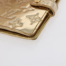 LOUIS VUITTON Miroir Agenda PM Day Planner Cover Gold R20962 LV Auth 150895-7