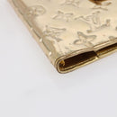 LOUIS VUITTON Miroir Agenda PM Day Planner Cover Gold R20962 LV Auth 150895-14