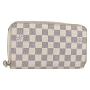 LOUIS VUITTON Damier Azur Zippy Organizer Long Wallet N60012 LV Auth 150896-1