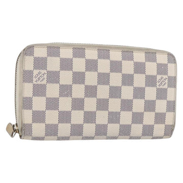 LOUIS VUITTON Damier Azur Zippy Organizer Long Wallet N60012 LV Auth 150896