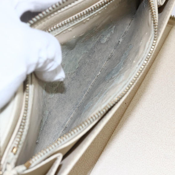 LOUIS VUITTON Damier Azur Zippy Organizer Long Wallet N60012 LV Auth 150896