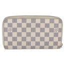 LOUIS VUITTON Damier Azur Zippy Organizer Long Wallet N60012 LV Auth 150896-2
