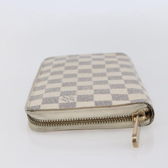 LOUIS VUITTON Damier Azur Zippy Organizer Long Wallet N60012 LV Auth 150896