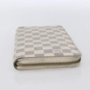 LOUIS VUITTON Damier Azur Zippy Organizer Long Wallet N60012 LV Auth 150896-4