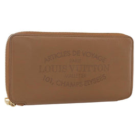 LOUIS VUITTON Parnassus PortefeuilleJena Wallet Leather Brown M58209 Auth 150897