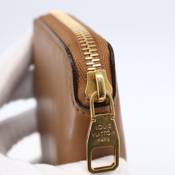 LOUIS VUITTON Parnassus PortefeuilleJena Wallet Leather Brown M58209 Auth 150897