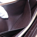 LOUIS VUITTON Parnassus PortefeuilleJena Wallet Leather Brown M58209 Auth 150897-18