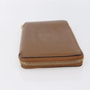 LOUIS VUITTON Parnassus PortefeuilleJena Wallet Leather Brown M58209 Auth 150897-4