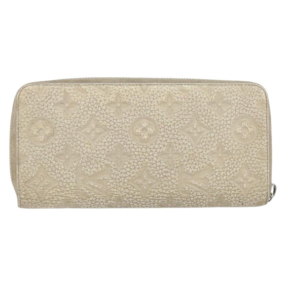 LOUIS VUITTON Taurillon Climbing Zippy Wallet Vertical Wallet M81573 Auth 150898