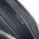 BURBERRY Coin Purse Neck Pouch PVC Beige Silver Auth 150901M-24