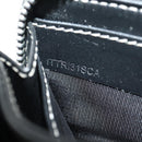 BURBERRY Coin Purse Neck Pouch PVC Beige Silver Auth 150901M-13