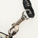 BURBERRY Coin Purse Neck Pouch PVC Beige Silver Auth 150901M-9