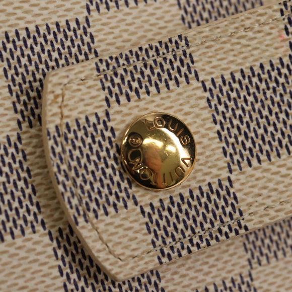 LOUIS VUITTON Damier Azur Agenda GM Day Planner Cover R20708 LV Auth 150903AV