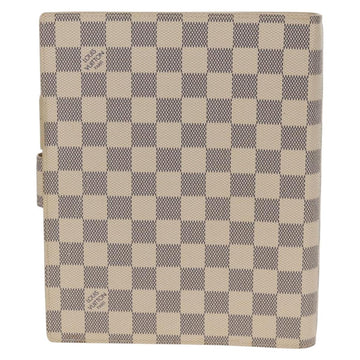 LOUIS VUITTON Damier Azur Agenda GM Day Planner Cover R20708 LV Auth 150903AV - 0