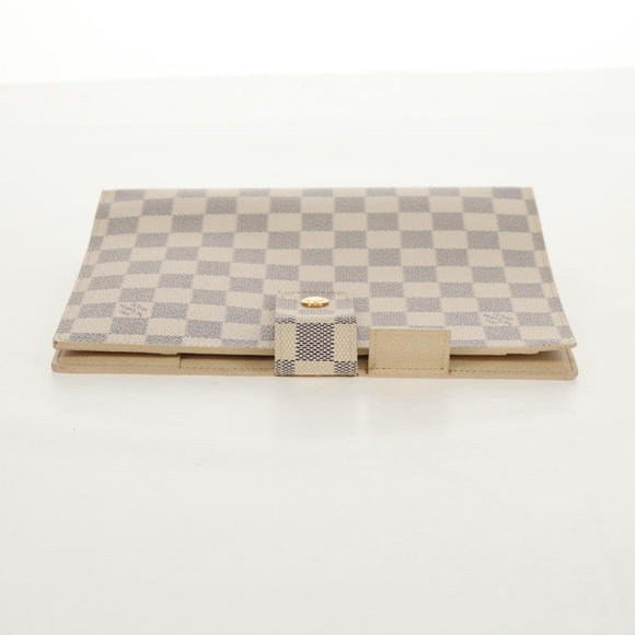 LOUIS VUITTON Damier Azur Agenda GM Day Planner Cover R20708 LV Auth 150903SAV