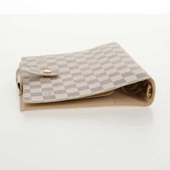 LOUIS VUITTON Damier Azur Agenda GM Day Planner Cover R20708 LV Auth 150903SAV
