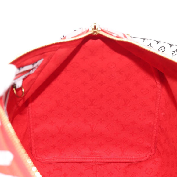 LOUIS VUITTON Giant Crafty Keepall Bandouliere 45 Bag M45472 LV Auth 150912SM