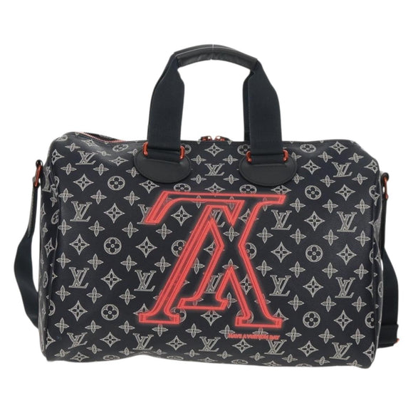 LOUIS VUITTON Ink Upside Down Speedy Bandouliere 40 Bag M43697 LV Auth 150913SM