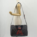LOUIS VUITTON Ink Upside Down Speedy Bandouliere 40 Bag M43697 LV Auth 150913SM-27