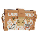 LOUIS VUITTON Catgram Petite Mar Shoulder Bag White M44407 LV Auth 150916SM-1