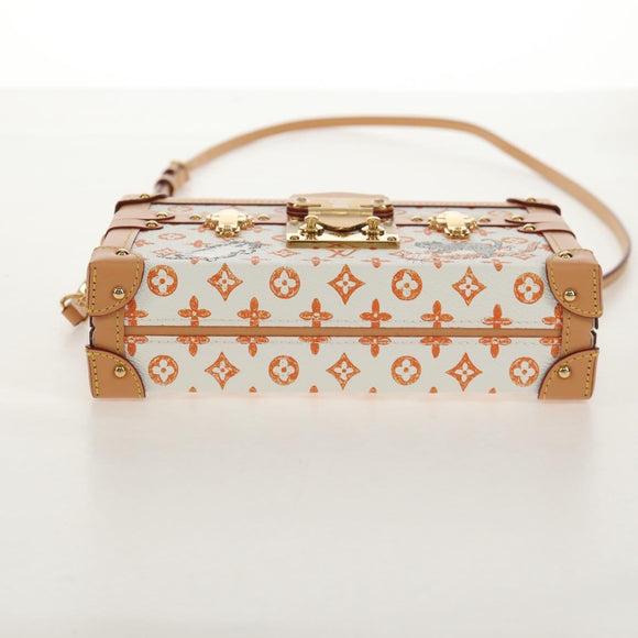 LOUIS VUITTON Catgram Petite Mar Shoulder Bag White M44407 LV Auth 150916SM