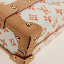 LOUIS VUITTON Catgram Petite Mar Shoulder Bag White M44407 LV Auth 150916SM-17