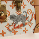 LOUIS VUITTON Catgram Petite Mar Shoulder Bag White M44407 LV Auth 150916SM-20