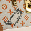 LOUIS VUITTON Catgram Petite Mar Shoulder Bag White M44407 LV Auth 150916SM-21