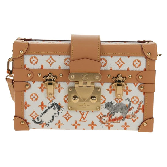 LOUIS VUITTON Catgram Petite Mar Shoulder Bag White M44407 LV Auth 150916SM