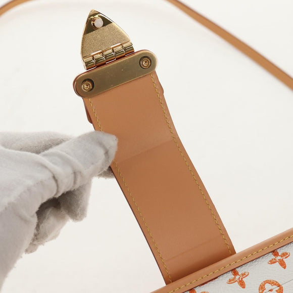 LOUIS VUITTON Catgram Petite Mar Shoulder Bag White M44407 LV Auth 150916SM