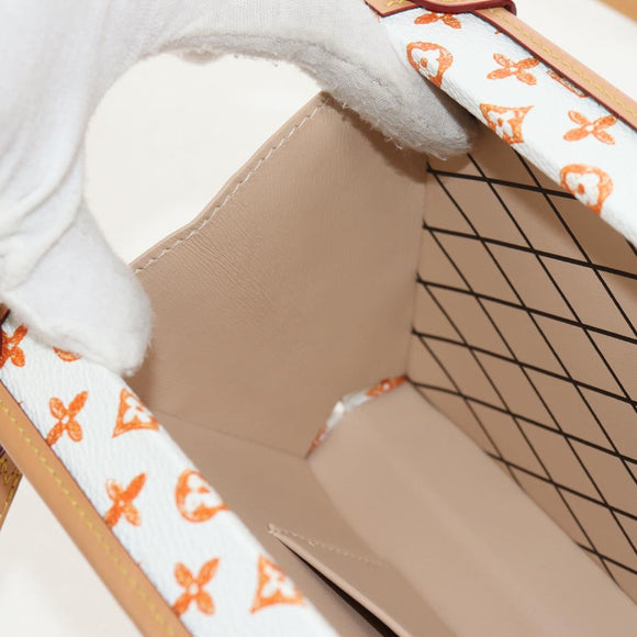 LOUIS VUITTON Catgram Petite Mar Shoulder Bag White M44407 LV Auth 150916SM