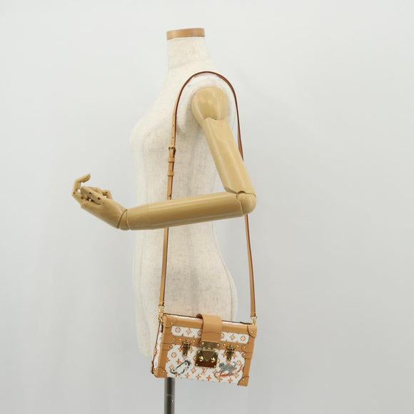 LOUIS VUITTON Catgram Petite Mar Shoulder Bag White M44407 LV Auth 150916SM