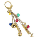 LOUIS VUITTON Porte Cles Grullo Key Holder metal Gold M62227 LV Auth 150917-1