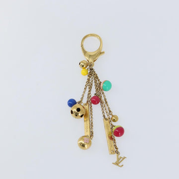 LOUIS VUITTON Porte Cles Grullo Key Holder metal Gold M62227 LV Auth 150917 - 0